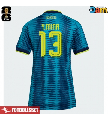 Colombia Yerry Mina #13 Bortatröja Dam VM 2026 Kortärmad